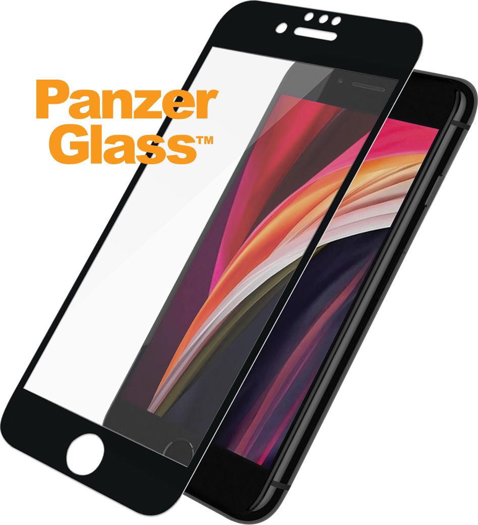 Xham mbrojtës PanzerGlass për iPhone, e zezë