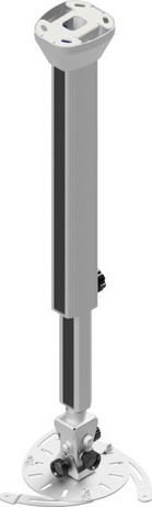 Mbajtëse tavanore për projektor Edbak PMV200W, rregullim 65-100 cm, e bardhë