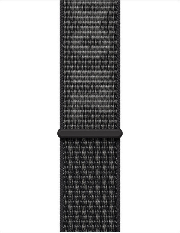 Apple Watch 41mm Nike Band, Black/Summit White Nike Sport Loop