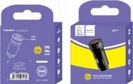 Полнач за автомобил Vega Denmen DZ17, 2.4A 2400mA, 2xUSB, црн