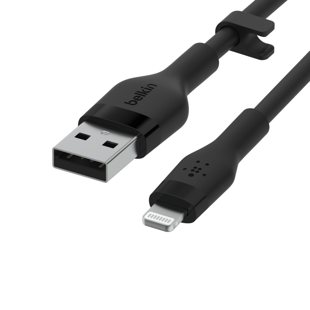 Kabllo Belkin BoostCharge Flex, USB-A në Lightning, 3 m, MFi-certifikuar, e zezë