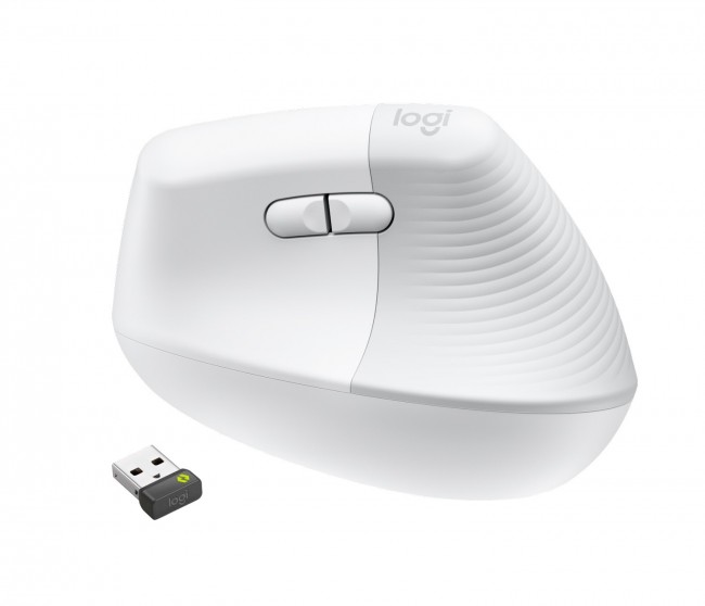 Maus wireless Logitech Lift, i bardhë