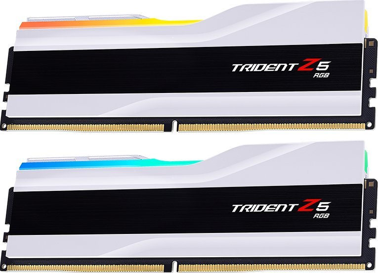 RAM меморија G.Skill Trident Z5 RGB F5-6000J2836G16GX2-TZ5RW, 32GB DDR5, 6000MHz, бела