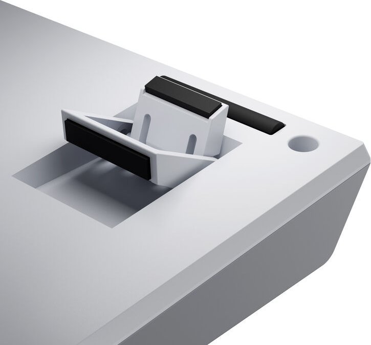 Tastierë gaming Ducky One X Wireless, mekanike induktive, RGB, ISO DE, e bardhë