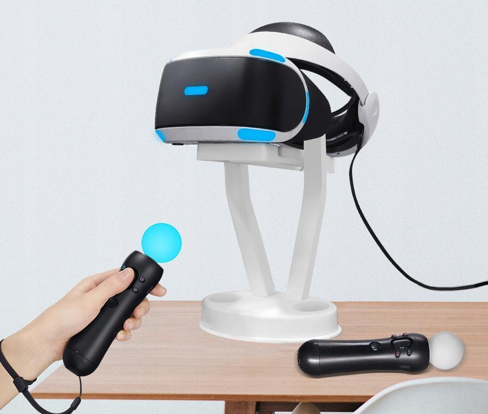 Stendë VR JYS JYS OC002, për Oculus Quest 2 dhe PS VR2, plastike, e zezë