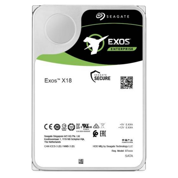 Тврд диск Seagate EXOS X18, 12TB, 7200RPM