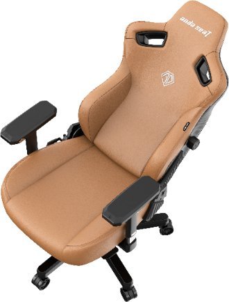 Kарика за гејминг AndaSeat Kaiser 3 Series L, ергономска, ПВЦ кожа и ткаенина, кафеава Bentley