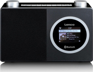 Radio Lenco DIR-70BK, Bluetooth 5.0, e zezë