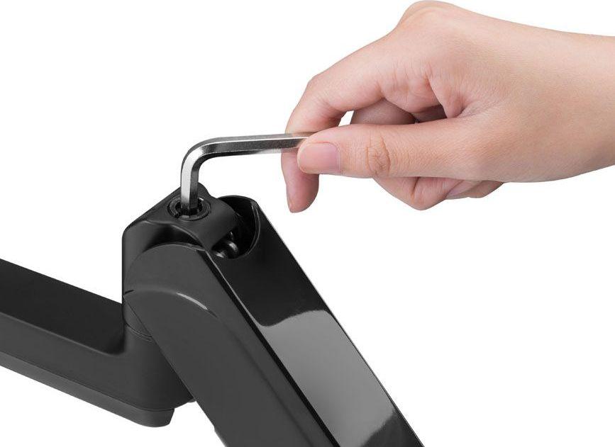 Mbajtës për monitor Equip Tischhalterung, 2 monitora, 17"-32", i zi