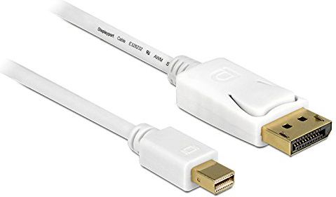 Kabllo AV DeLock (83483), DisplayPort në mini DisplayPort, 3m, e bardhë