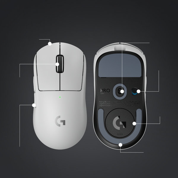 [OUTLET] Maus Logitech G Pro X Superlight 2 Wireless, i bardhë