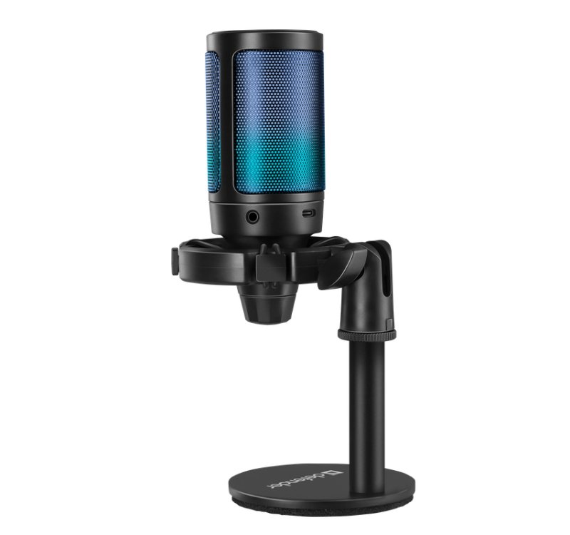 Mикрофон USB Defender Impulse GMC 600, кондензатор, RGB, црн