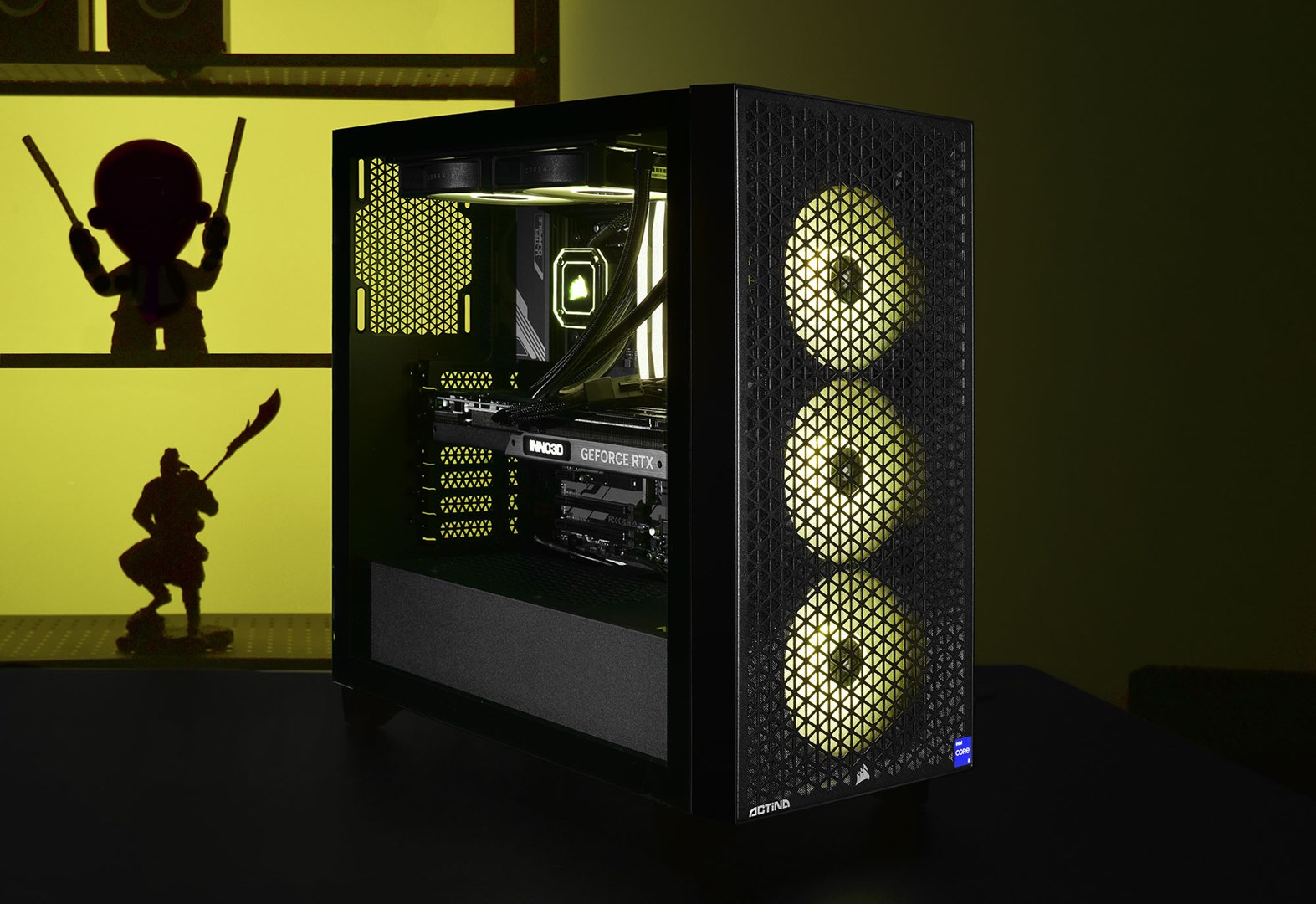 Kompjuter Actina, AMD Ryzen 7 7800X3D, 2TB SSD, AMD Radeon RX 7800 XT, i zi