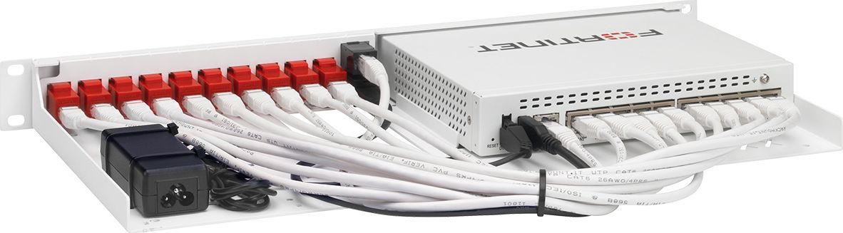 Комплет за монтирање рек Fortinet RM-FR-T10, за FortiGate 60E 60F, 19", 1U