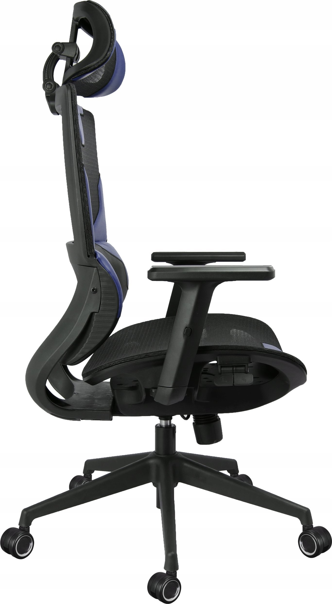 Karrige zyre lojërash Cortek Vision, rrotulluese, material i ajrosshëm, e zezë