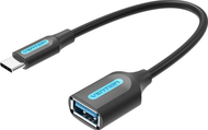 Kabllo OTG Vention USB C 3.1 Gen1 në USB A, 0.15m, PVC, e zezë