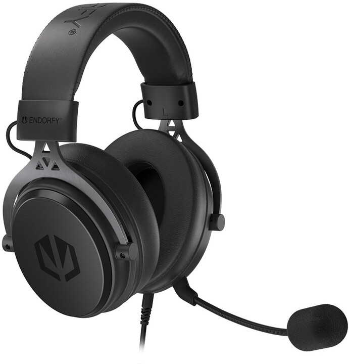 Kufje Endorfy Viro Plus USB, të zeza