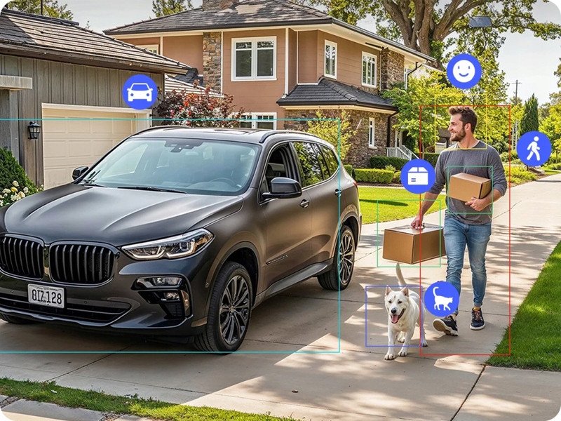 Kamerë e jashtme smart Aqara Camera Hub G5 Pro PoE, 4MP, IP65, gri