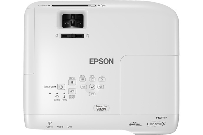 Projektor Epson EB-982W, WXGA, 4200 lumens, i bardhë
