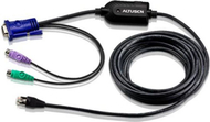 Modul KVM ATEN PS 2 VGA në Cat5e 6, kabllo 4.5 m, i zi