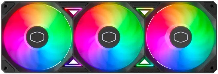 Вентилатор за куќиште Cooler Master SickleFlow Edge 360 ARGB, 120mm, 1 парче, црн