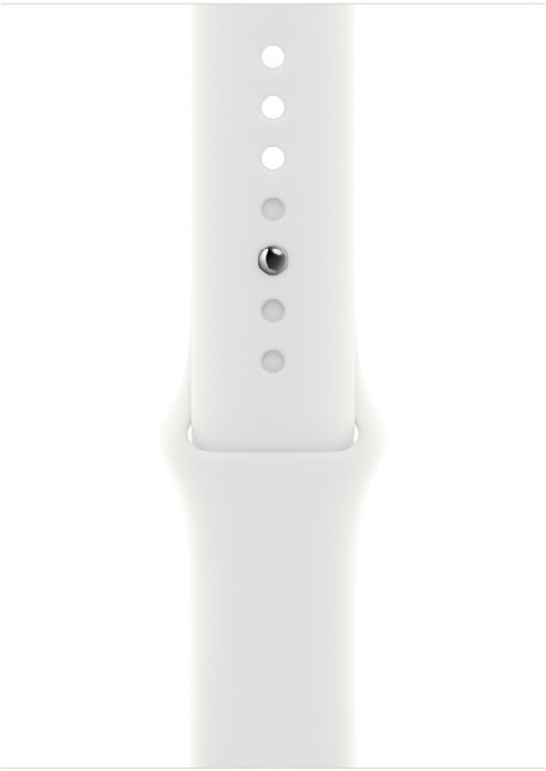 Apple Watch 45mm Band, White Sport Band