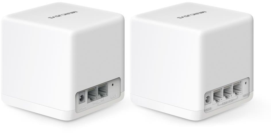 Mesh рутер Mercusys Halo H60X, Wi‑Fi 6 AX1500, 1‑pack, бел