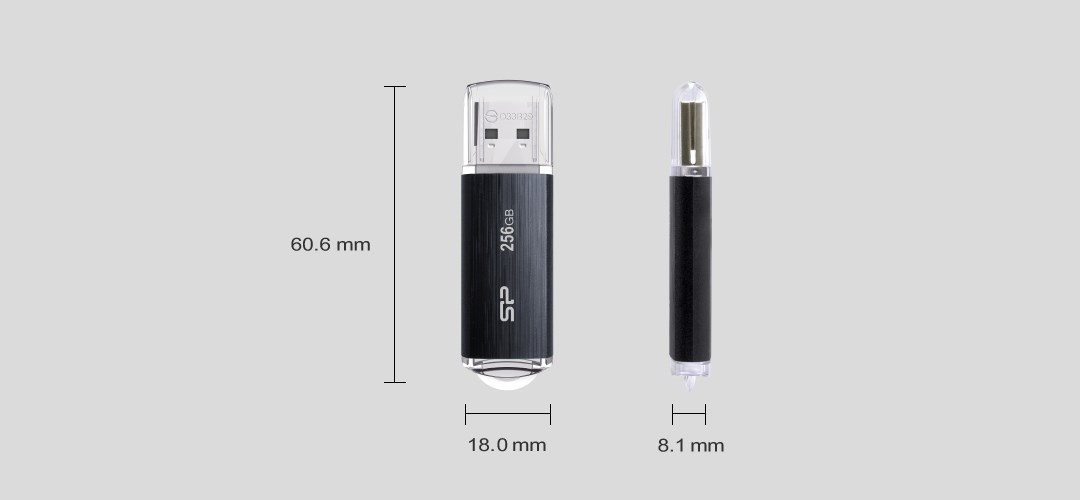 USB SILICON POWER Blaze B02 Pendrive, 256 GB, USB Type-A