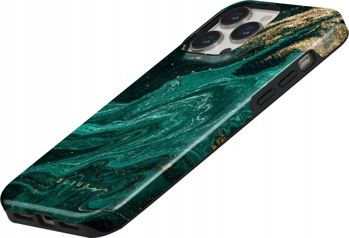 Mbështjellëse telefoni Casetify Emerald Pool për iPhone 14 Pro Max, MagSafe, e fortë, jeshile