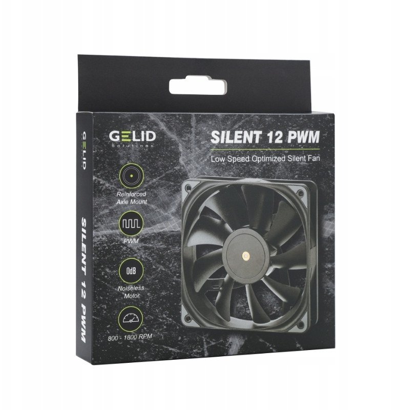 Ventilator PC GELID Silent12 PWM, 120mm, i zi