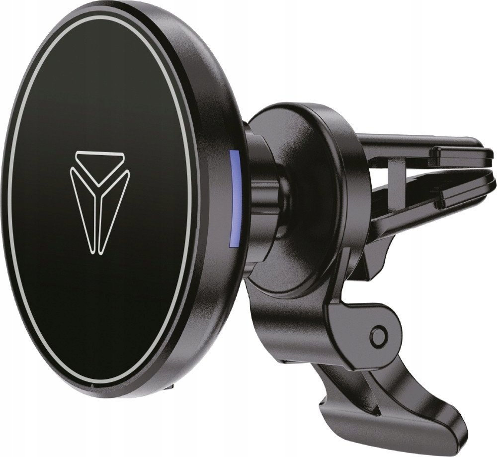 Mbajtës magnetik për veturë YENKEE YSM 615, me kupë vakumi, i zi