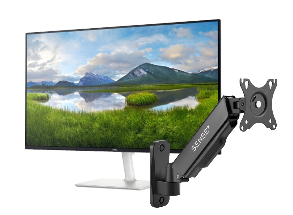Monitor Dell S2725H + Mbajtëse muri për monitor SENSE7 HANG
