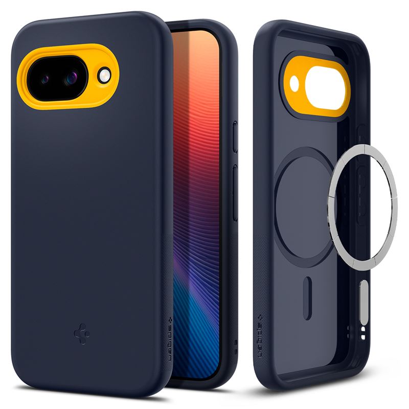 Mbrojtëse Spigen Nano Pop (MagFit) për Google Pixel 9a, e kaltër e errët