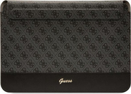 Mbështjellës laptopi Guess 4G Smooth, 13/14", PU, i zi