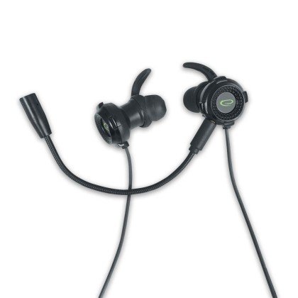 Kufje gaming Esperanza EGH202K, in ear me mikrofon, 1.2m, të zeza