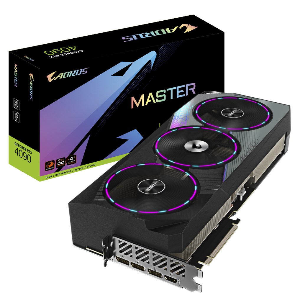 Kartë grafike GIGABYTE AORUS NVIDIA GeForce RTX 4090, 24 GB GDDR6X