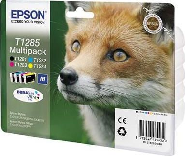Боја Epson Ink Stylus SX425 T1285, црна, сина, виолетова, жолта