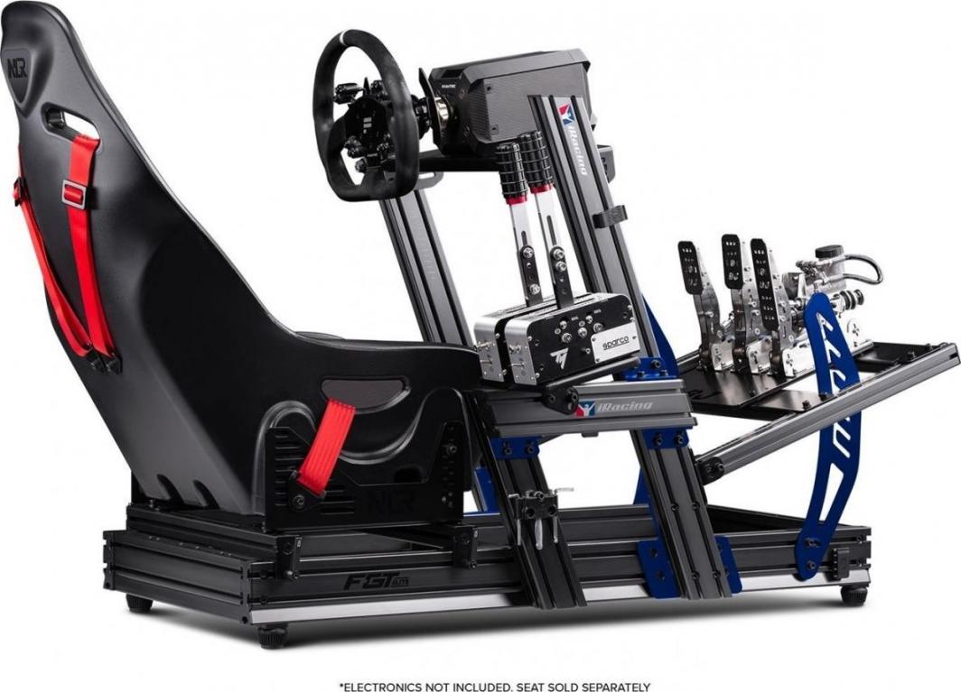 Kabinë për gara Next Level F-GT Elite iRacing Edition (NLR-E012), e zezë