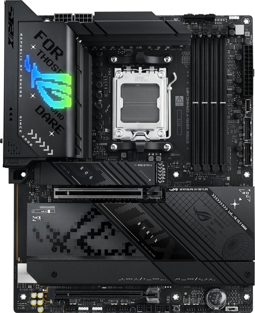 Матична плоча ASUS ROG Strix X870 F Gaming WiFi, AMD X870, Socket AM5, ATX