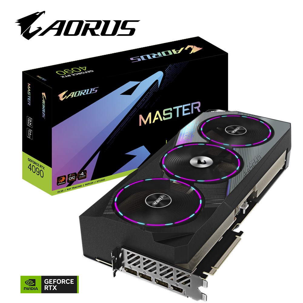 Kartë grafike GIGABYTE AORUS NVIDIA GeForce RTX 4090, 24 GB GDDR6X