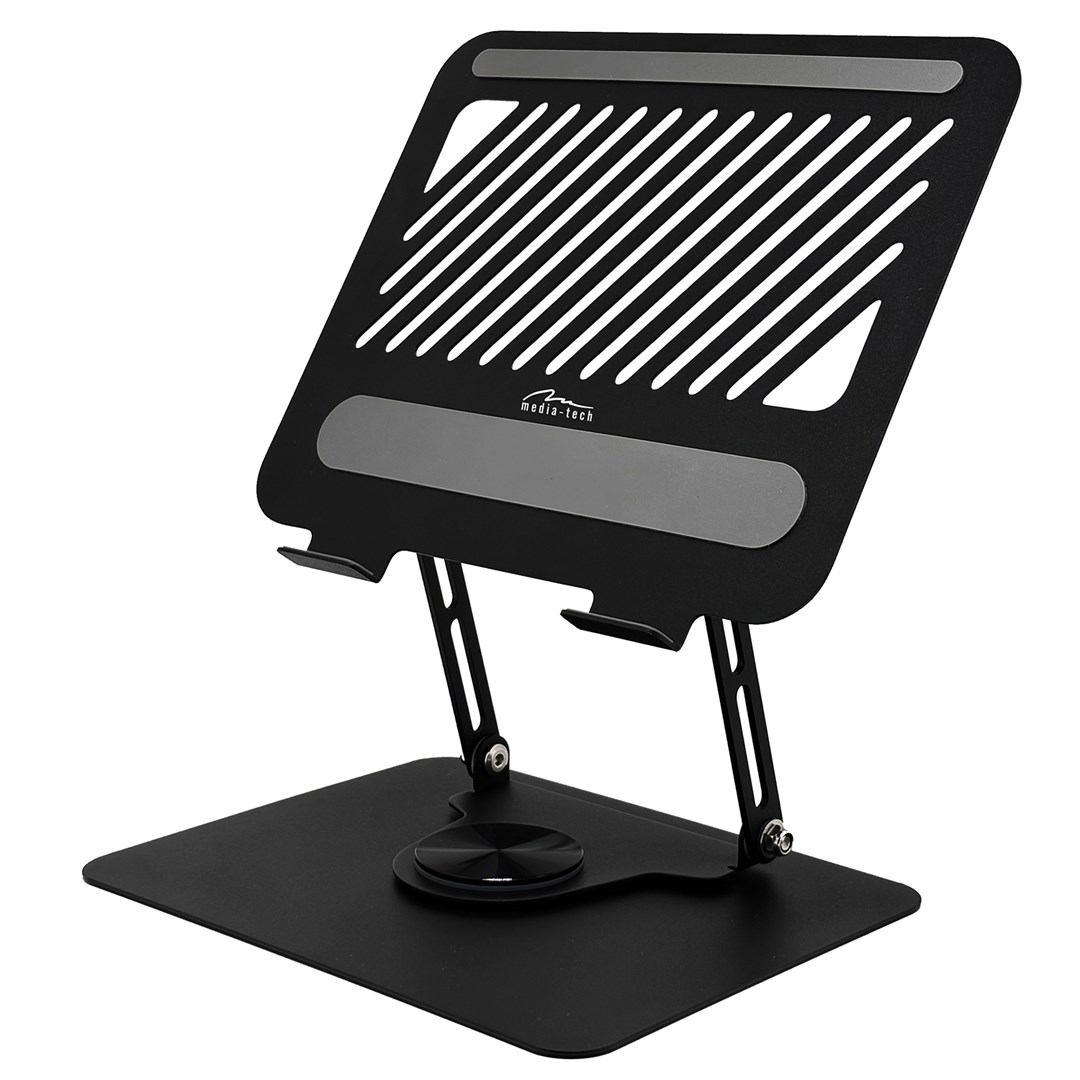 Mbajtëse rrotulluese laptopi Media-Tech MT2662, 10-17", i zi