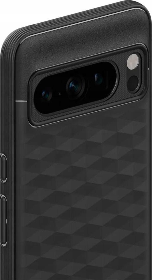 Mbështjellës telefonit Spigen Caseology Parallax, për Google Pixel 8 Pro, mat, i zi