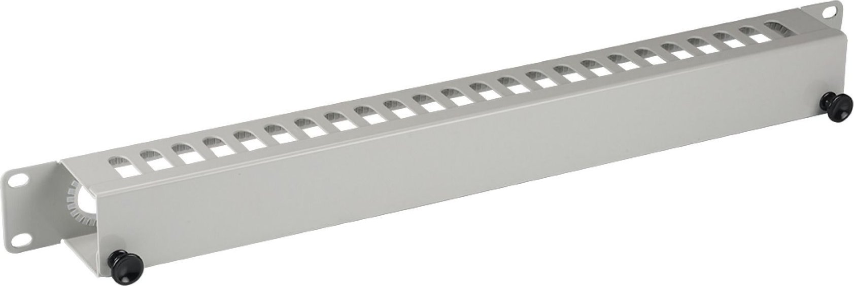 Panel menaxhimi kabllosh EFB 19", 1U, me kapak, gri RAL7035