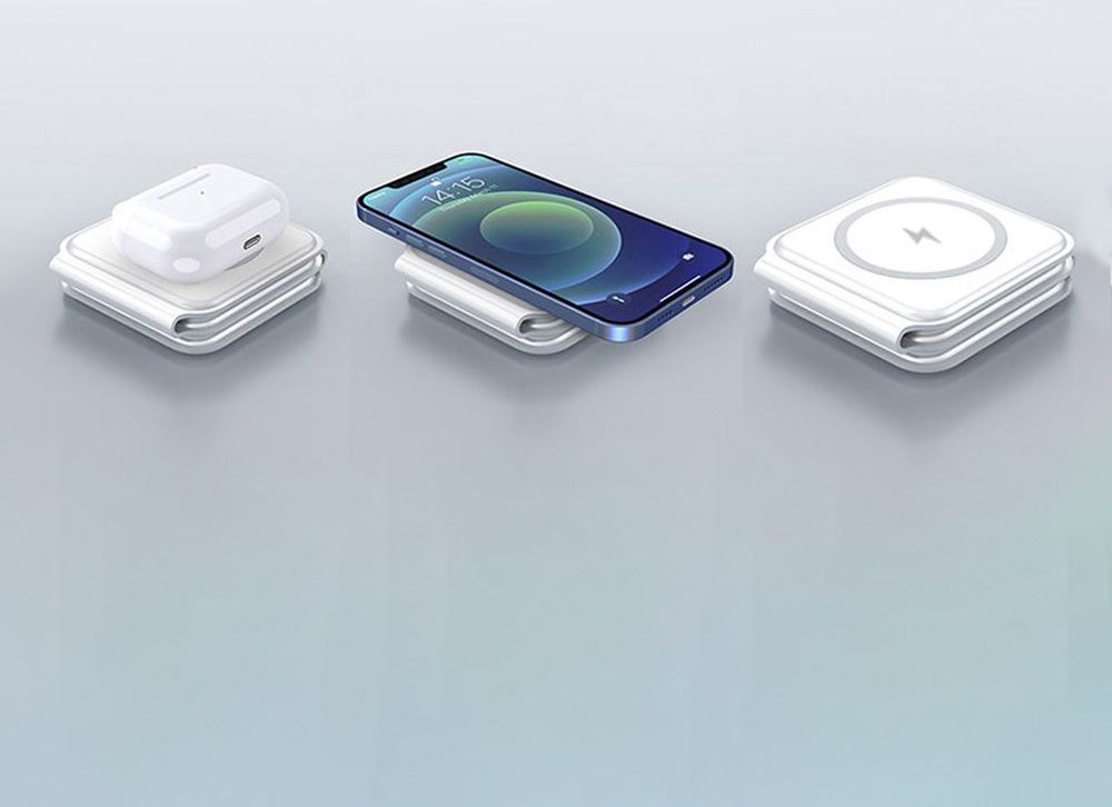 Karikues pa tel Dudao A11N 3 në 1, 15W, i bardhë