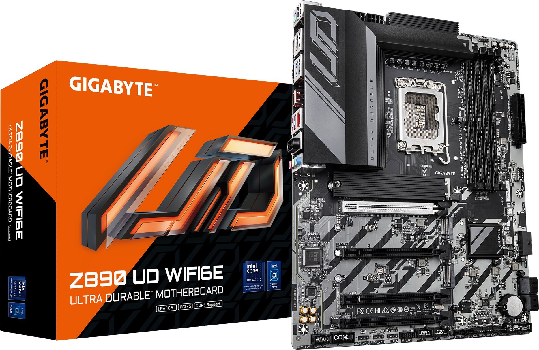 Pllakë amë Gigabyte Z890 UD WIFI6E, DDR5, WiFi 6E, ATX
