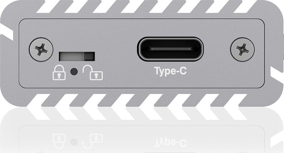 Disk Icy Box for M.2 NVMe SSD - USB-C 3.1