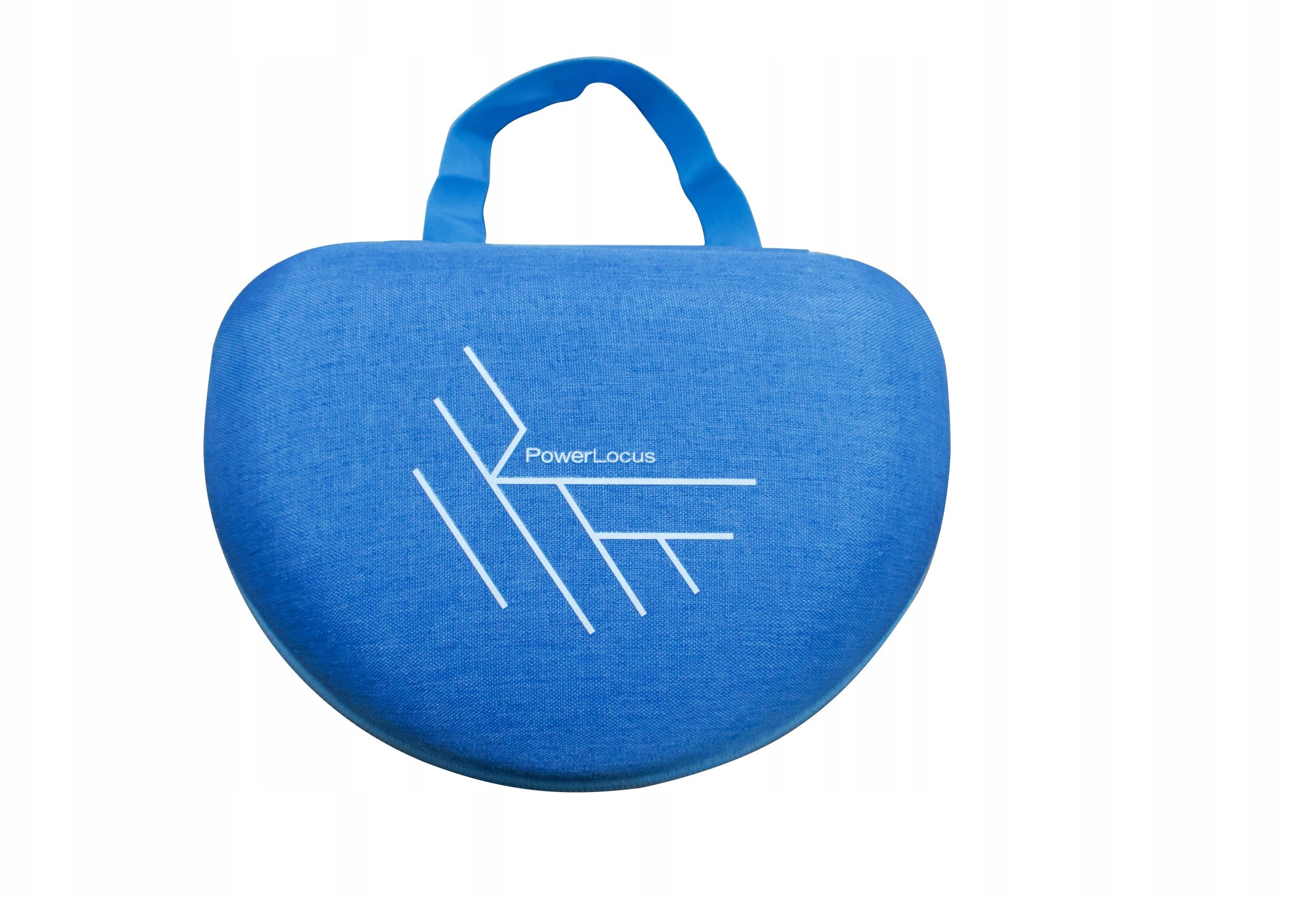 Kufje pa tela PowerLocus PLED, Bluetooth, me mikrofon, blu portokalli