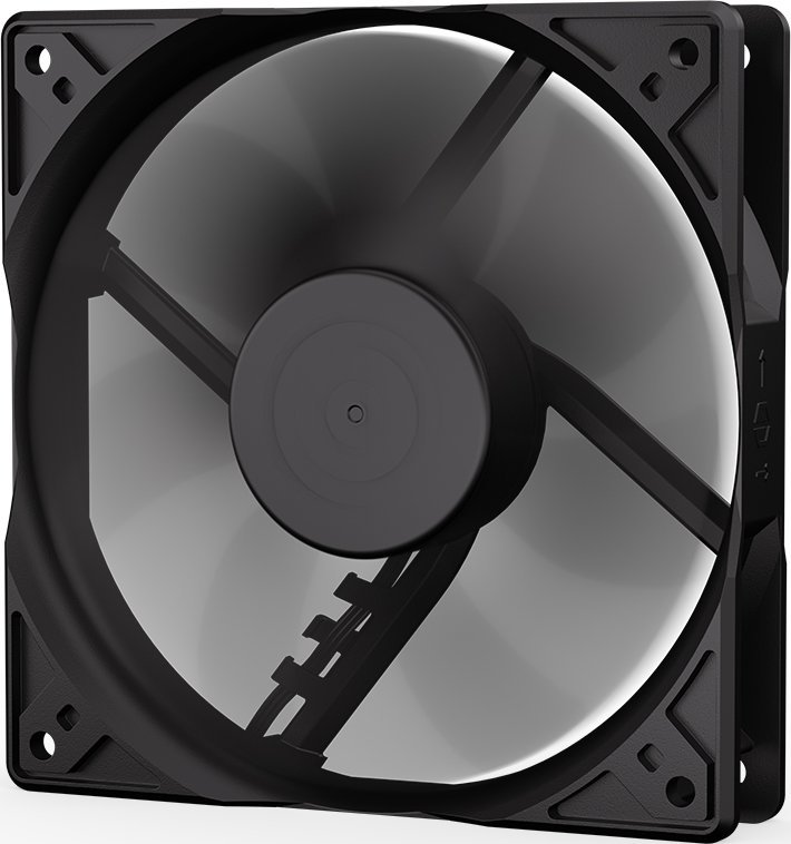 Ventilator për kasë Endorfy Zephyr 120 EY4A017, 120mm, FDB, i zi