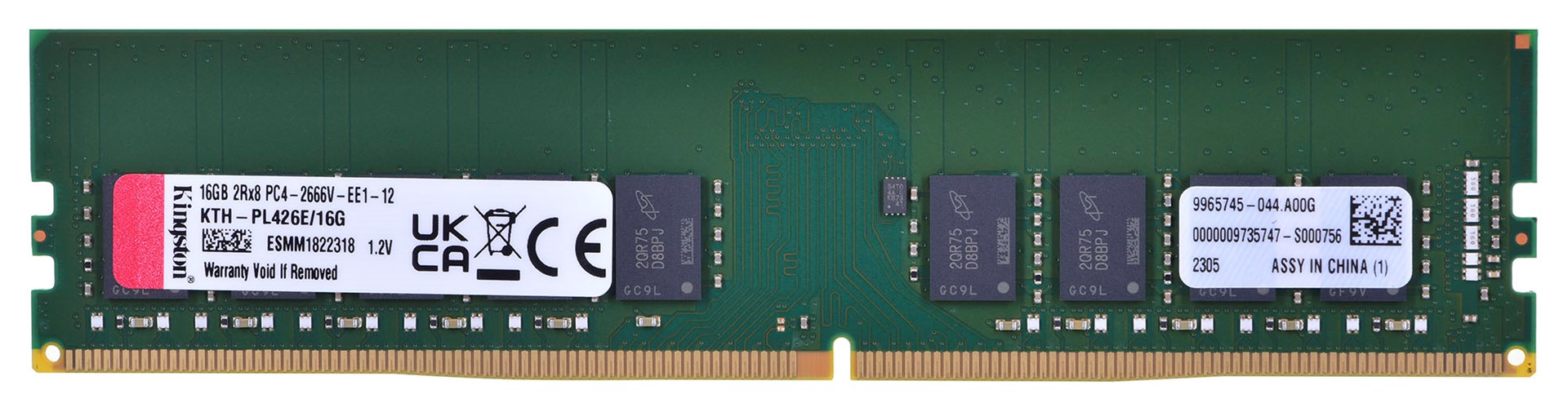 Memorie Kingston KTH-PL426E, 16GB DDR4, 2666MHz, e hirtë