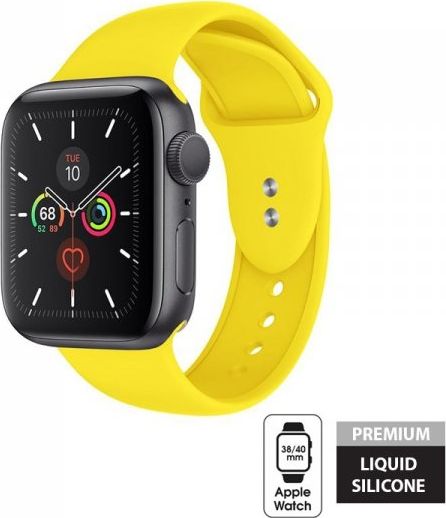 Brez për smartwatch Crong Crong Apple Watch, 38/40mm, i verdhë